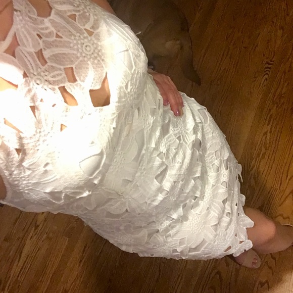 Crochet Bodycon Dress - Picture 6 of 8